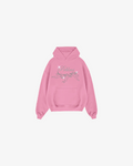 Rhinestone "Rise" Pink Hoodie